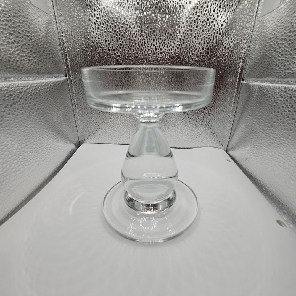 Elegant Glass Candle Holder